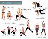 Pictures of Lower Body Circuit Training Exercises