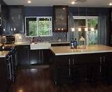 Photos of Wood Floors With Dark Cabinets