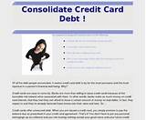 Consolidate Loans And Credit Card Debt