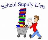 Middle School Supplies List 6th Grade 2017