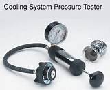 Photos of Cooling System Pressure Test