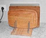 Wooden Cutting Board Rack Pictures