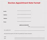 Photos of Doctors Note Print Out
