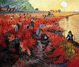 Images of Van Gogh Red Vineyard Worth