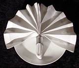 Pictures of Fan Napkin Fold