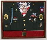 Photos of Army Uniform Display Case