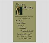 Photos of Massage Therapy Cards