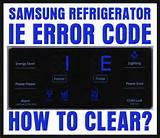 Samsung Refrigerator Error Codes Reset Pictures