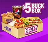 Pictures of Taco Bell Five Dollar Box Menu