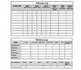 Pictures of Fitness Workout Sheets