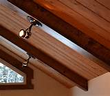 Pictures of Wood Beams With Lights