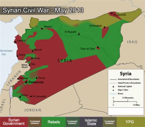 Maps Of Syrian Civil War Photos