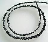 Black Diamond Chip Necklace Photos