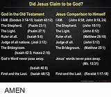 Pictures of Did Jesus Claim He Is God