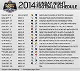 Pictures of Nfl Sunday Schedule 2015