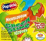 Images of Green Slime Ice Pops