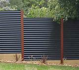 Photos of Corrugated Steel Fence