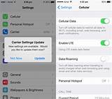 What Is Carrier Settings Update On Iphone Pictures