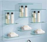 Wall Mounted Glass Bathroom Shelves Pictures