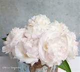 White Peony Flower Arrangement