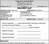 Photos of Delivery Order Shipping Document