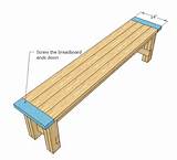 Pictures of Free Wood Bench Plans