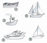 How To Draw A Sailing Boat