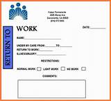 Free Printable Doctors Notes For Missing Work