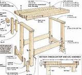 Free Wood Workbench Plans Photos