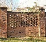 Pictures of Fencing On Top Of Brick Walls