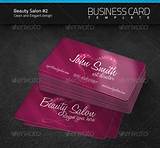 Photos of Beauty Industry Business Cards