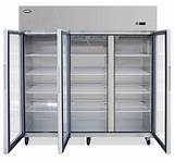 Pictures of 3 Glass Door Commercial Freezer