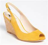 Yellow Platform Heels