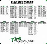 Tire Height Chart 15 Photos