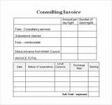 It Consulting Invoice Template Images