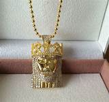 Images of Gold Plated Jesus Piece