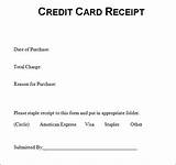 Credit Card Payment Slip Photos
