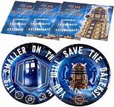 Pictures of Doctor Who Party Plates