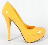 Photos of Yellow High Heels