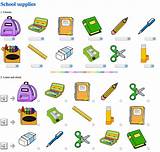 Pictures of List Of School Supplies In French