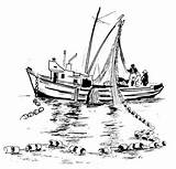 Fishing Boat Drawing