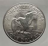 1972 Silver Dollar Eagle Moon