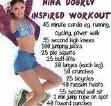 Nina Dobrev Fitness Routine Images