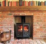 Brick Fireplace