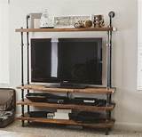 Pictures of Industrial Pipe Tv Stand
