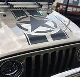 Jeep Wrangler Hood Decals Stickers