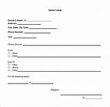 Free Doctor Excuse Template Images