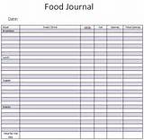 Online Food Journal Template Pictures