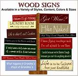 Photos of Wood Signs And Sayings