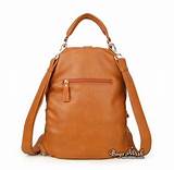 Pictures of Leather Handbag Backpack